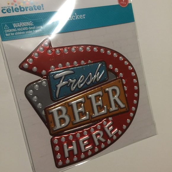 Small beer sign wall sticker - Picture 3 of 7